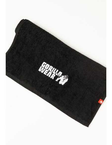 Zip Pocket Gym Towel - Black