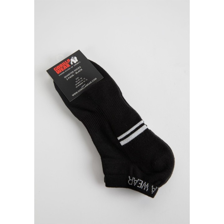Gorilla Wear Quarter Socks 2-Pack