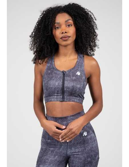 Camilla Zip-Front Sports Bra