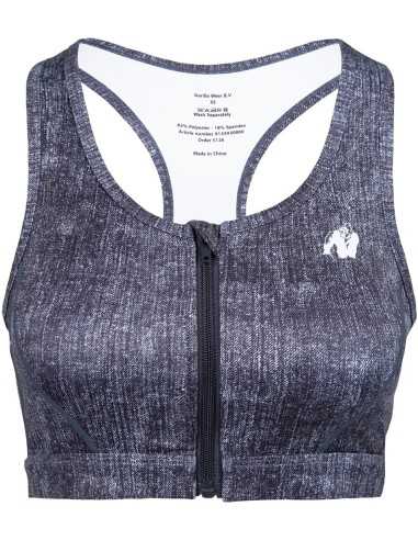 Camilla Zip-Front Sports Bra
