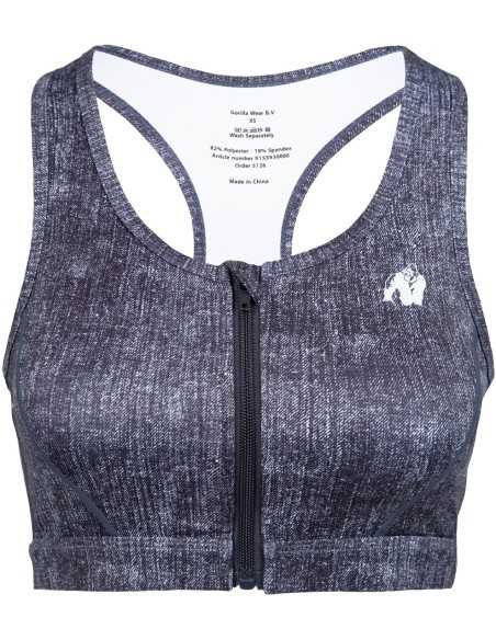 Camilla Zip-Front Sports Bra