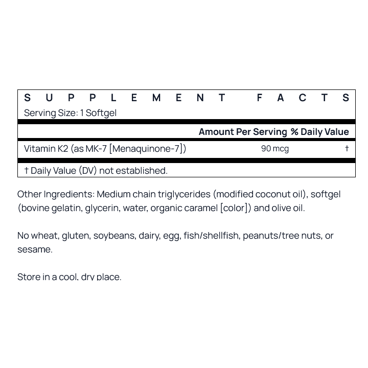 Jarrow Formulas MK-7 90 mcg 60 softgels