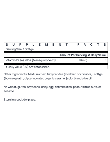 MK-7 90 mcg 90 softgels