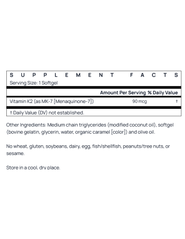 MK-7 90 mcg 120 softgels
