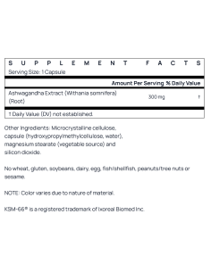 Ashwagandha 120 vcaps 2
