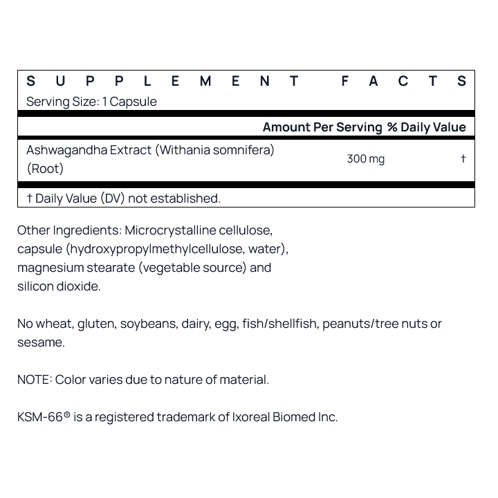 Jarrow Formulas Ashwagandha 120 vcaps