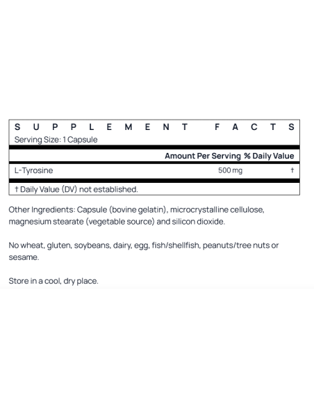 L-Tyrosine 100 Caps