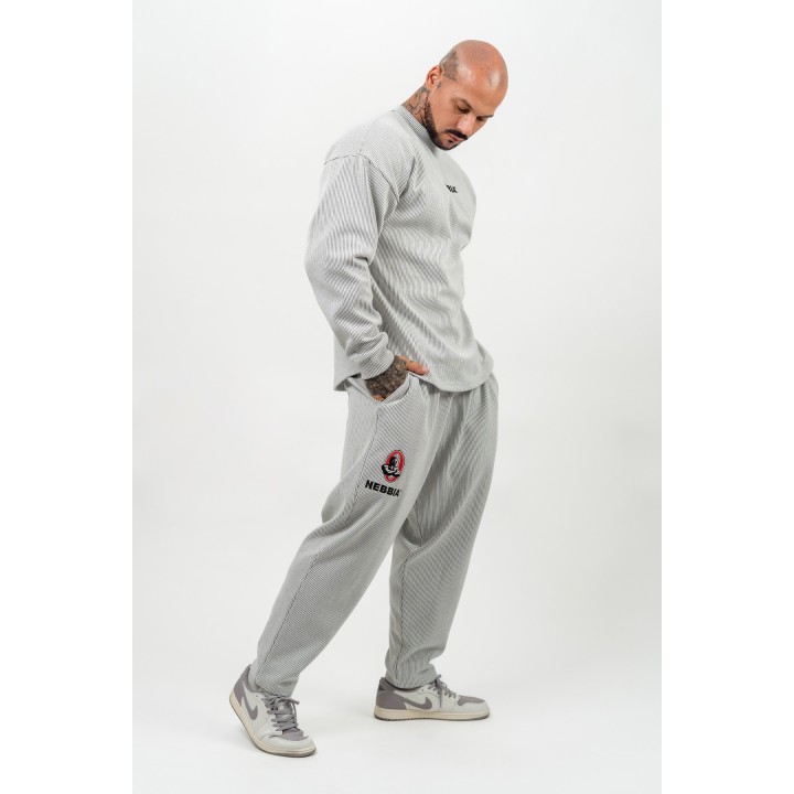 Nebbia Fitness Oversized Crew neck Sweatshirt SIGNATURE