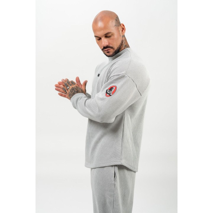 Nebbia Fitness Oversized Crew neck Sweatshirt SIGNATURE