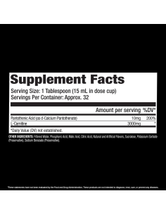 L-Carnitine 3000 Liquid 473 ml 2