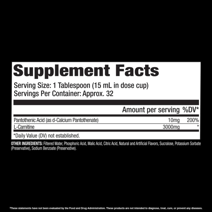 GAT L-CARNITINE LIQUID 1500 mg 347 ml