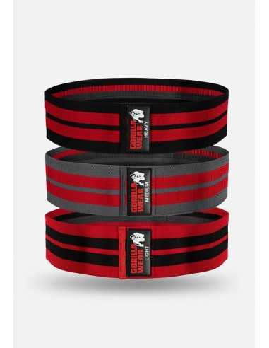 Glute Bands 3-Pack - Black/Red/Gray