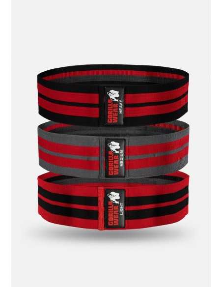 Glute Bands 3-Pack - Black/Red/Gray