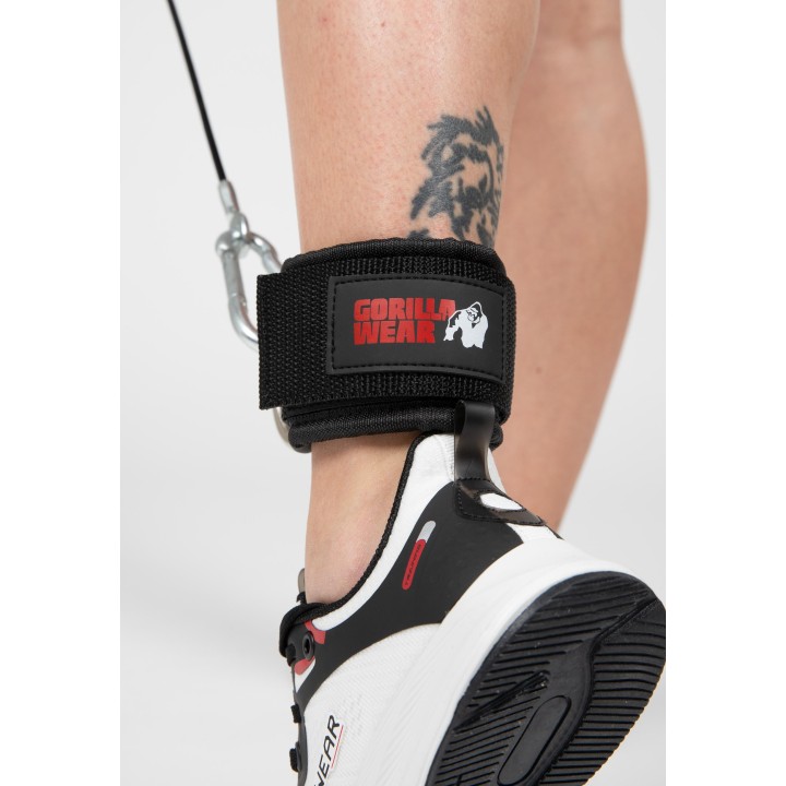 Gorilla Wear Ankle Straps - Black