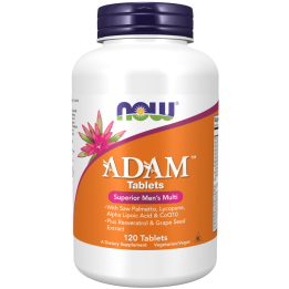 NOW Foods ADAM Multi-Vitamin for Men 120 tablets