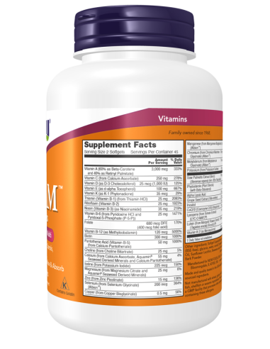 ADAM Multi-Vitamin for Men 90 softgels