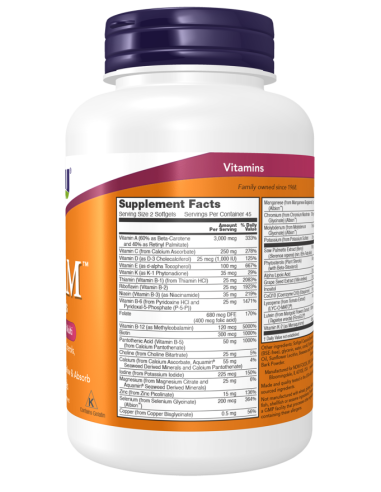 ADAM Multi-Vitamin for Men 180 softgels