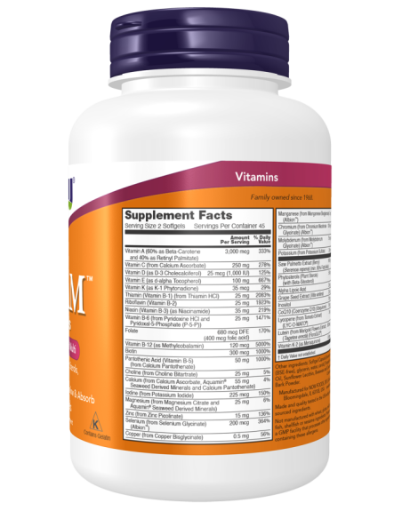 ADAM Multi-Vitamin for Men 180 softgels