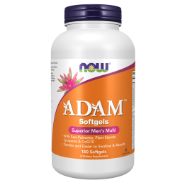 ADAM Men's Multivitamin NOW Foods 180 Softgels