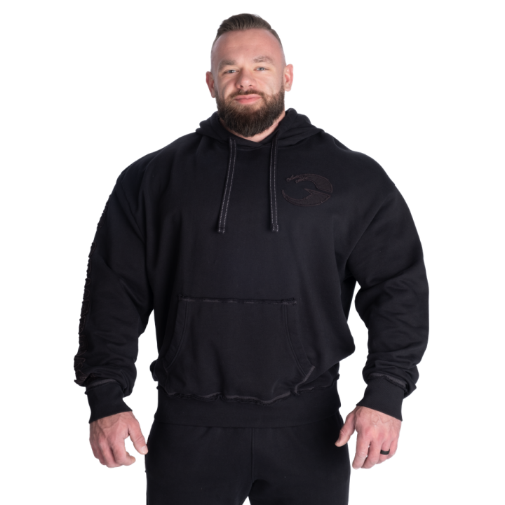 Felpa con cappuccio oversize uomo GASP Distressed Hood V2