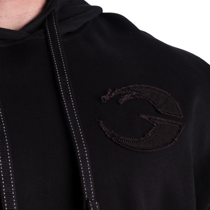 Felpa con cappuccio oversize uomo GASP Distressed Hood V2