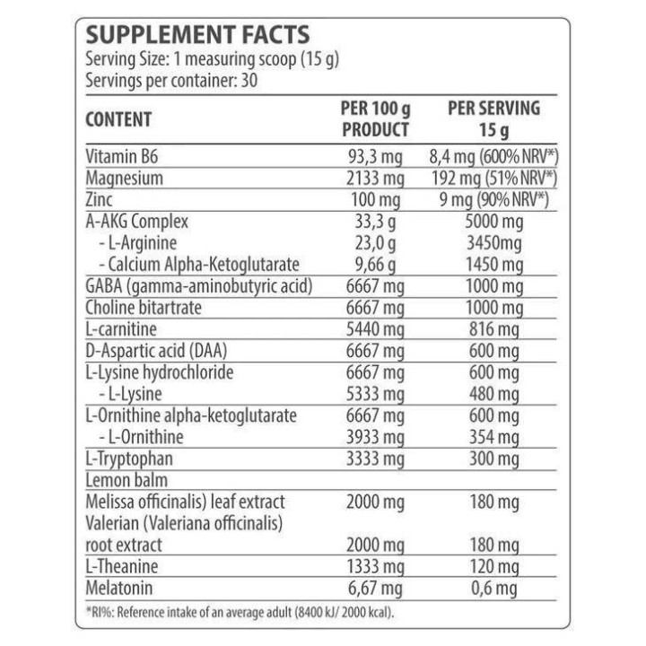 Dorian Yates Sleep & Relax 450 gr