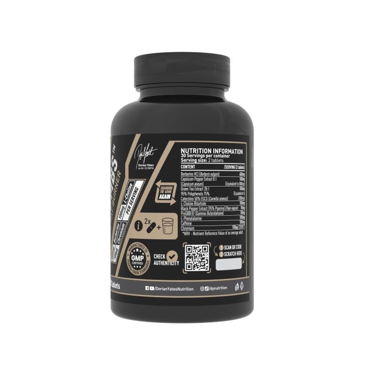 Dorian Yates BlackBombs 60 Tablets