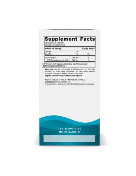 Algae DHA 60 softgels