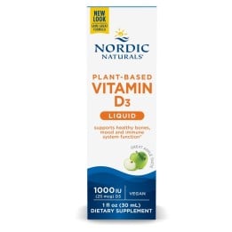 Nordic Naturals Plant-Based Vitamin D3 Liquid 1000 IU 30 ml