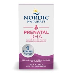 Prenatal DHA 830 mg 90 Softgels Nordic Naturals: Omega-3 D3