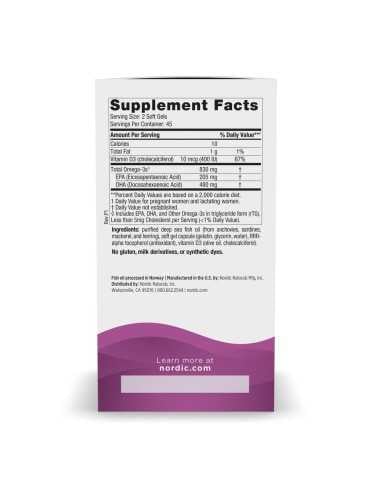 Prenatal DHA 830 mg Omega-3 + 400 IU D3 Neutro...