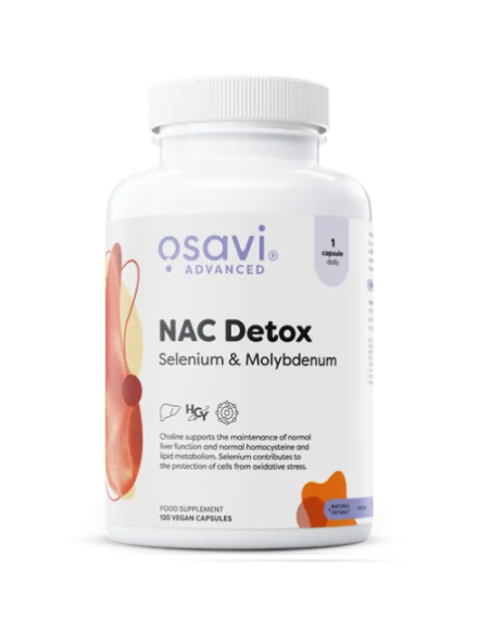 NAC Detox Selenium & Molybdenum 120 vegan caps