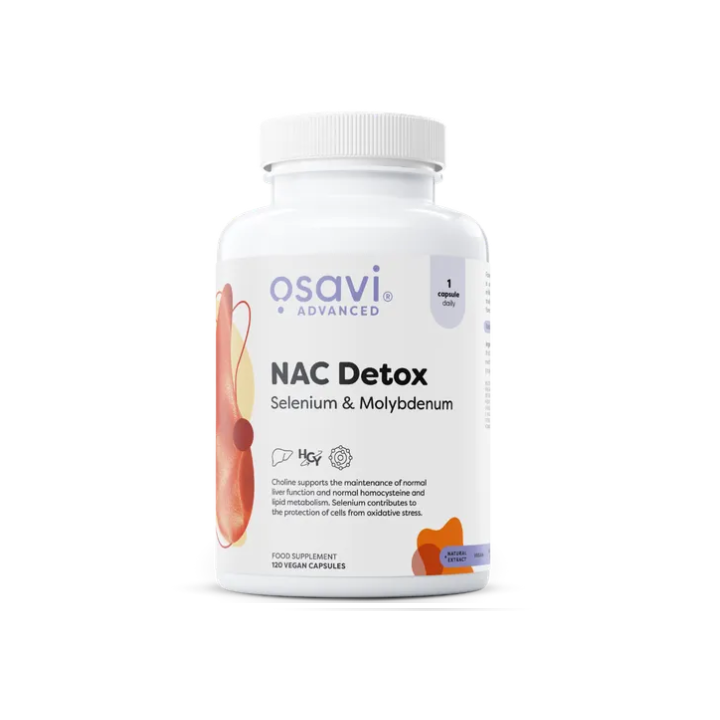 Osavi NAC Detox Selenium & Molybdenum 120 vegan caps