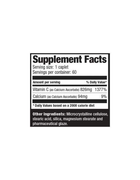Vitamin C Plus Calcium 60 Caps