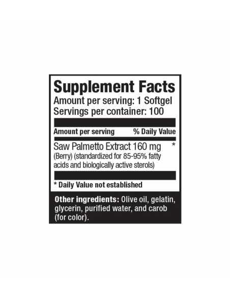 Saw Palmetto 100 softgels
