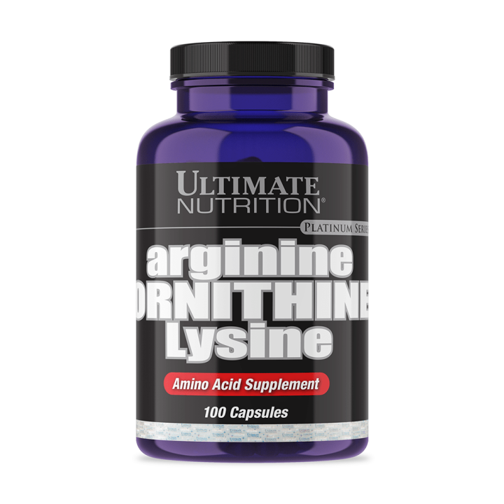 Ultimate Nutrition Arginina Ornitina Lisina 100 cps