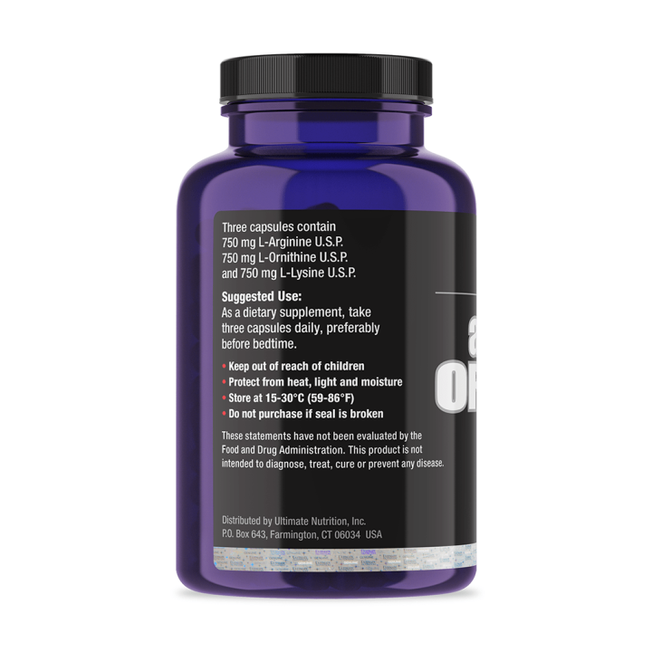 Ultimate Nutrition Arginina Ornitina Lisina 100 cps