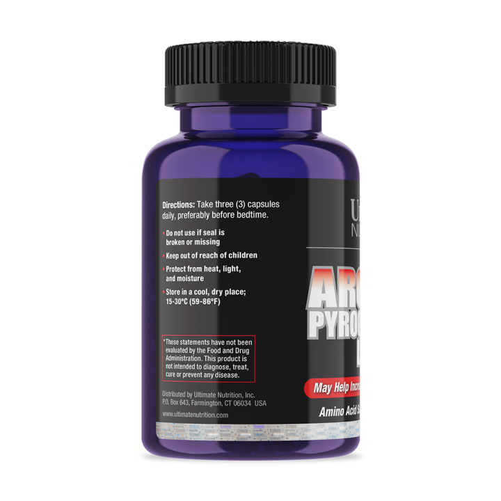 Arginine Pyroglutamate 750 mg 100 Caps Ultimate Nutrition