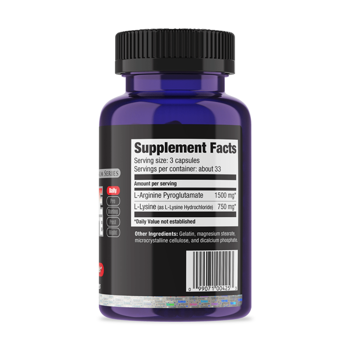 Arginine Pyroglutamate 750 mg 100 Caps Ultimate Nutrition