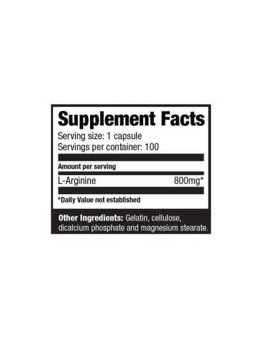 Arginine Pyroglutamate 100 cps da 750 mg
