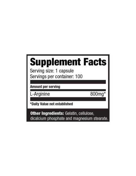 Arginine Pyroglutamate 100 cps da 750 mg