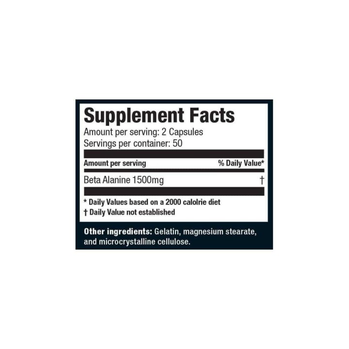 Beta Alanine 100 Caps Ultimate Nutrition