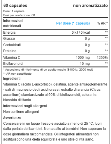 Vitamin C with Bioflavonoids 1000 mg 200 caps