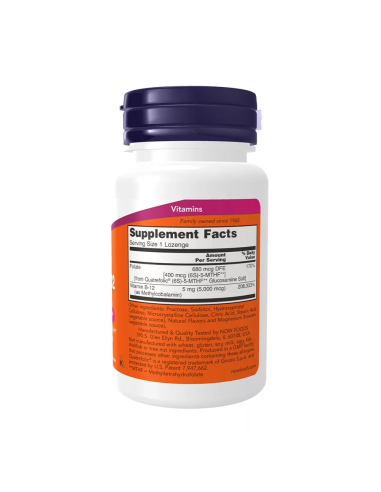 Methyl B-12 with Folic Acid 5000 mcg 60 pastiglie
