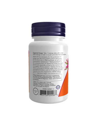 Methyl B-12 with Folic Acid 5000 mcg 60 pastiglie