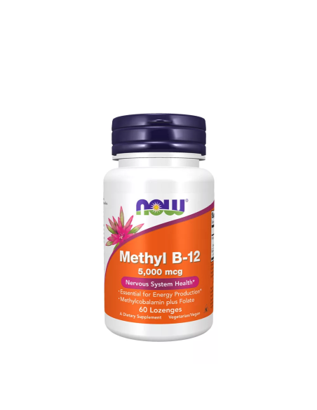 Methyl B-12 with Folic Acid 5000 mcg 60 pastiglie