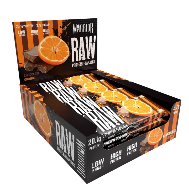 Warrior Raw Protein Flapjack Bars 12x75 gr