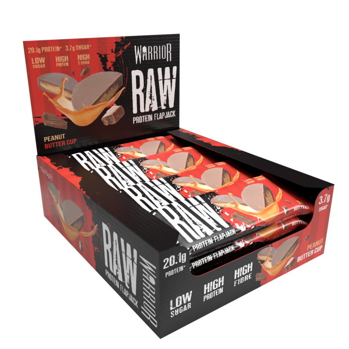 Warrior Raw Protein Flapjack Bars 12x75 gr