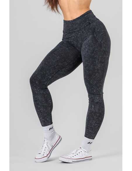 Washed High Waisted Leggings GYM WARRIOR