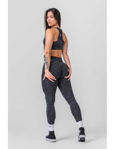 Washed High Waisted Leggings GYM WARRIOR